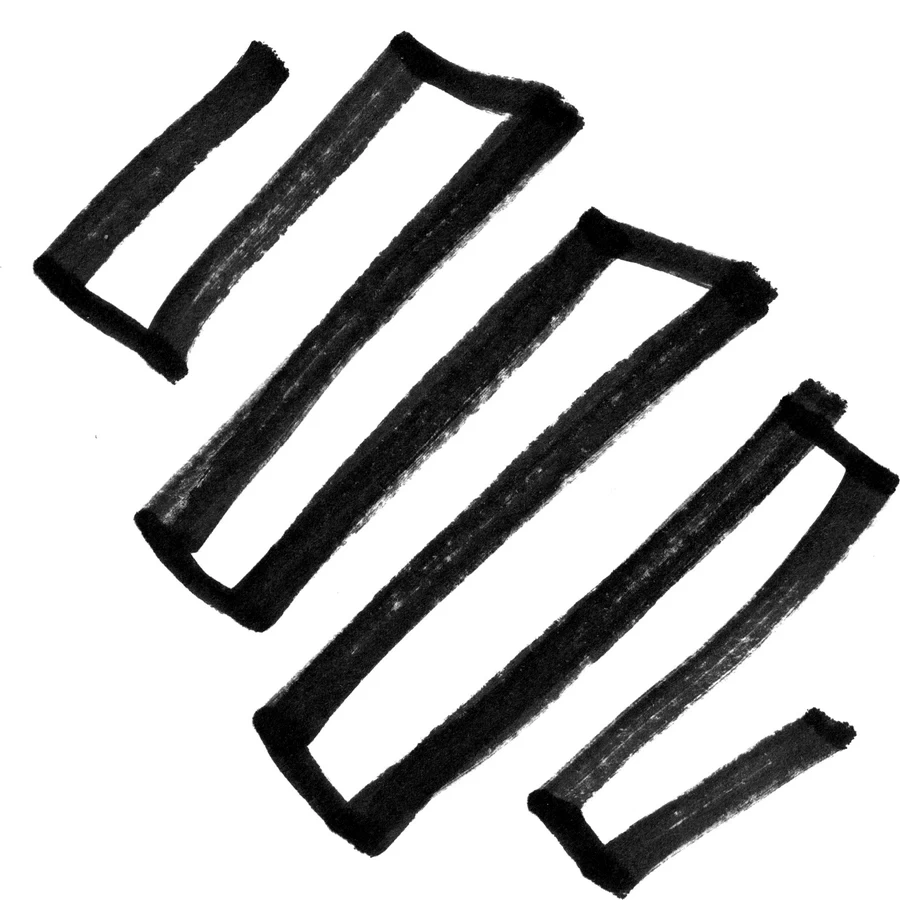 趣味手绘手写涂鸦马克笔字母箭头标记符号图形PNG免抠PS设计素材【086】